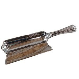 VTG Farberware 12 in Scalloped Aluminum Silent Butler Crumb Catcher Brooklyn NY